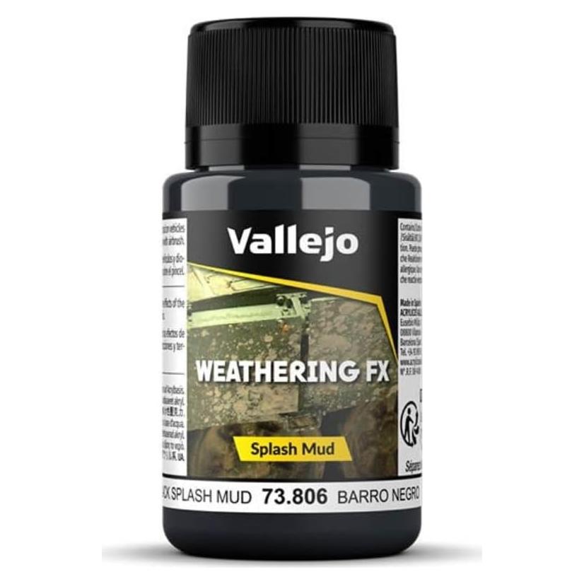 Pintura Efectos de Envejecimiento Vallejo Barro Negro 40 ml