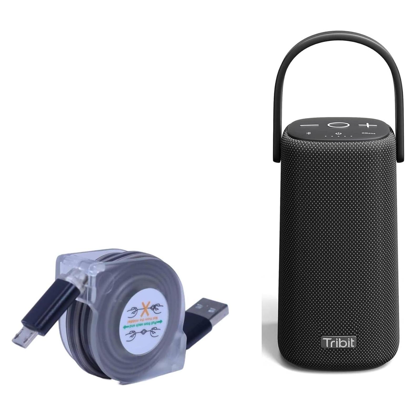 Cable Retráctil BoxWave Compatible con Tribit StormBox 63.5cm