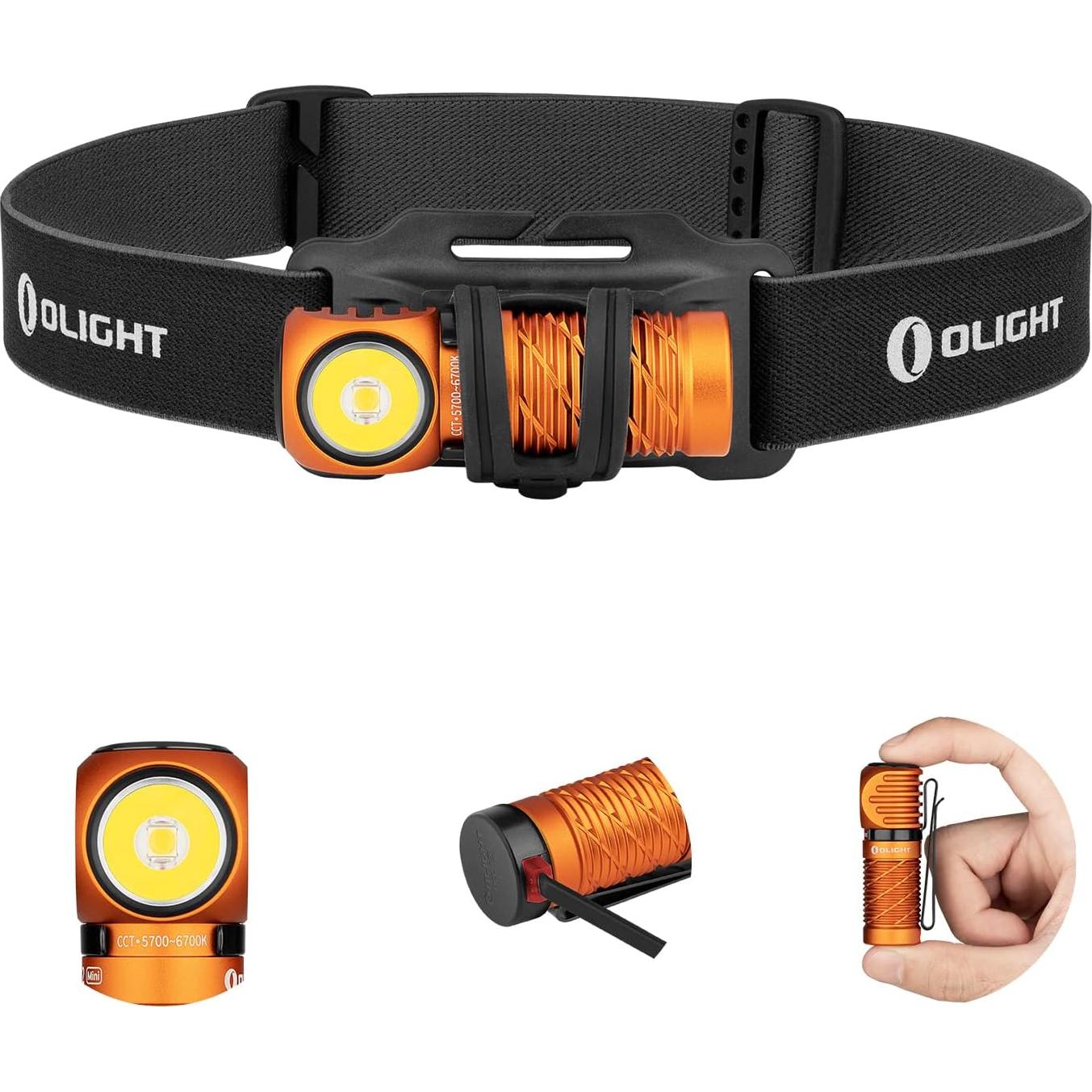 Linterna Frontal OLIGHT Perun 2 Mini 1100 Lúmenes Recargable