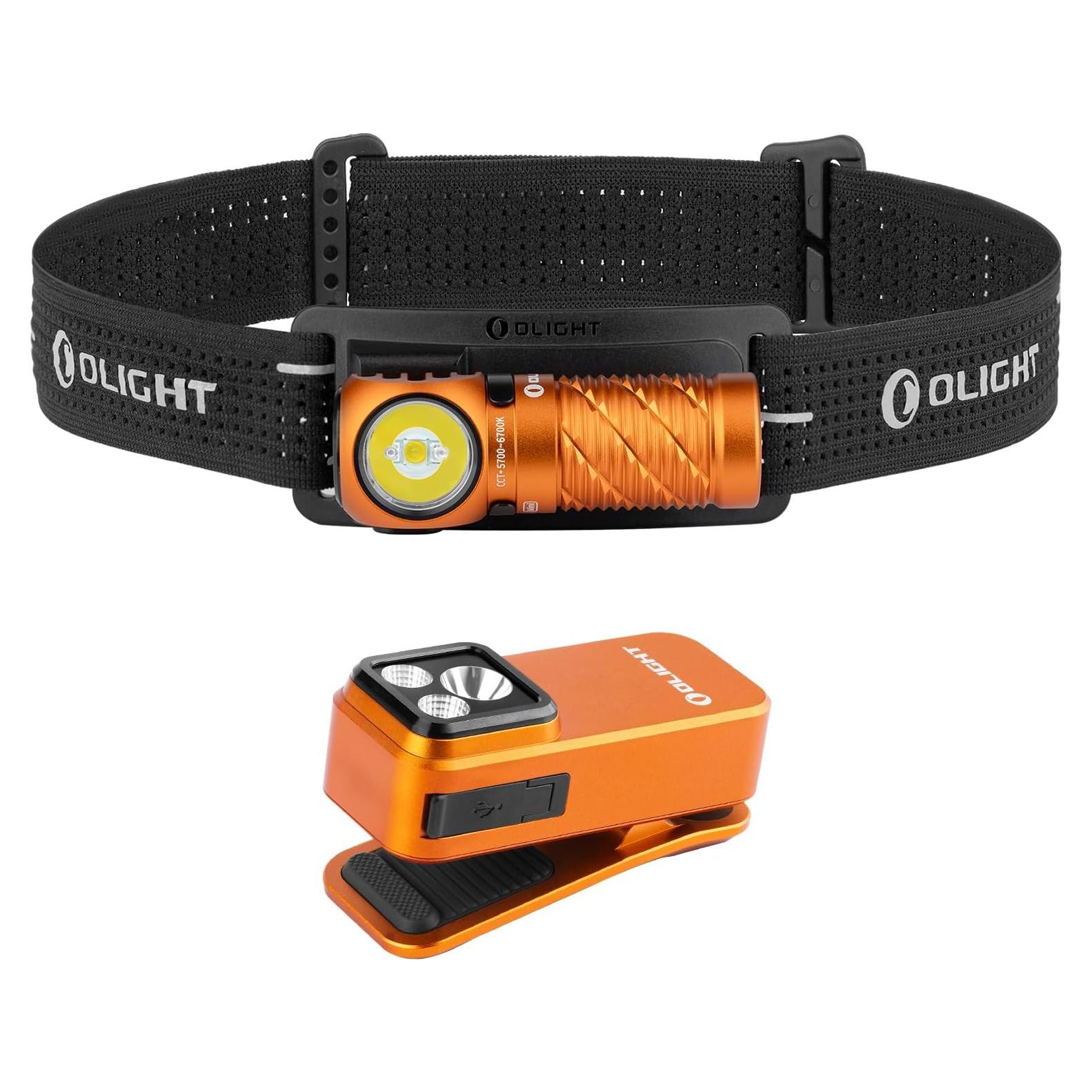 Linterna Frontal OLIGHT Perun 3 Mini 1250 Lúmenes Recargable