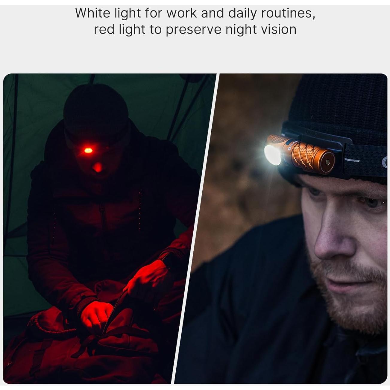 Linterna Frontal OLIGHT Perun 3 Mini 1250 Lúmenes Recargable