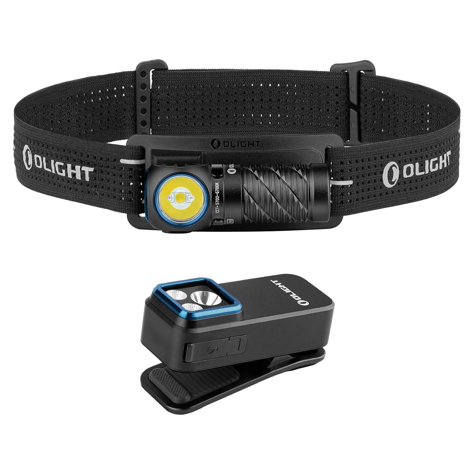 Linterna Frontal Recargable OLIGHT Perun 3 Mini 1250 Lúmenes