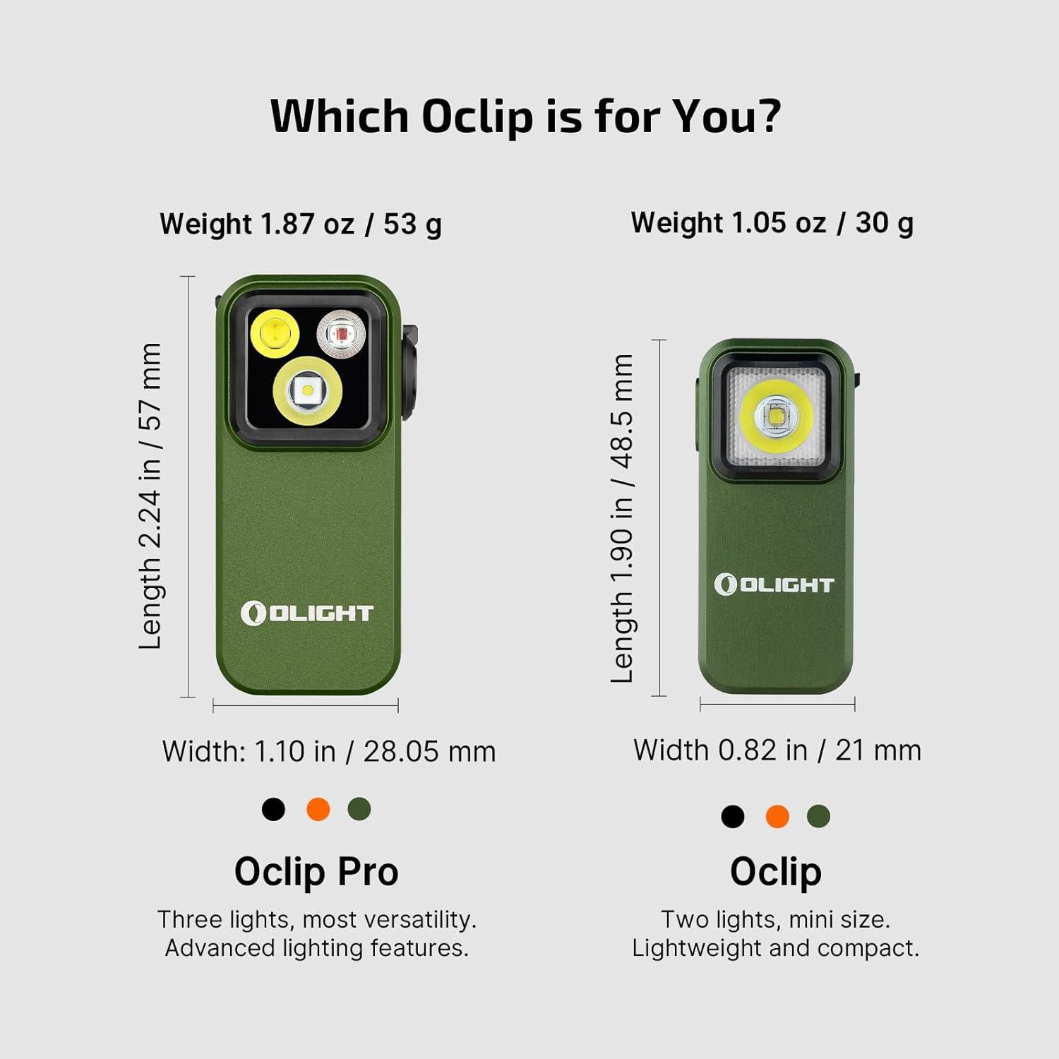 Linterna EDC Olight i3T 2 Recargable 500 Lúmenes Clip