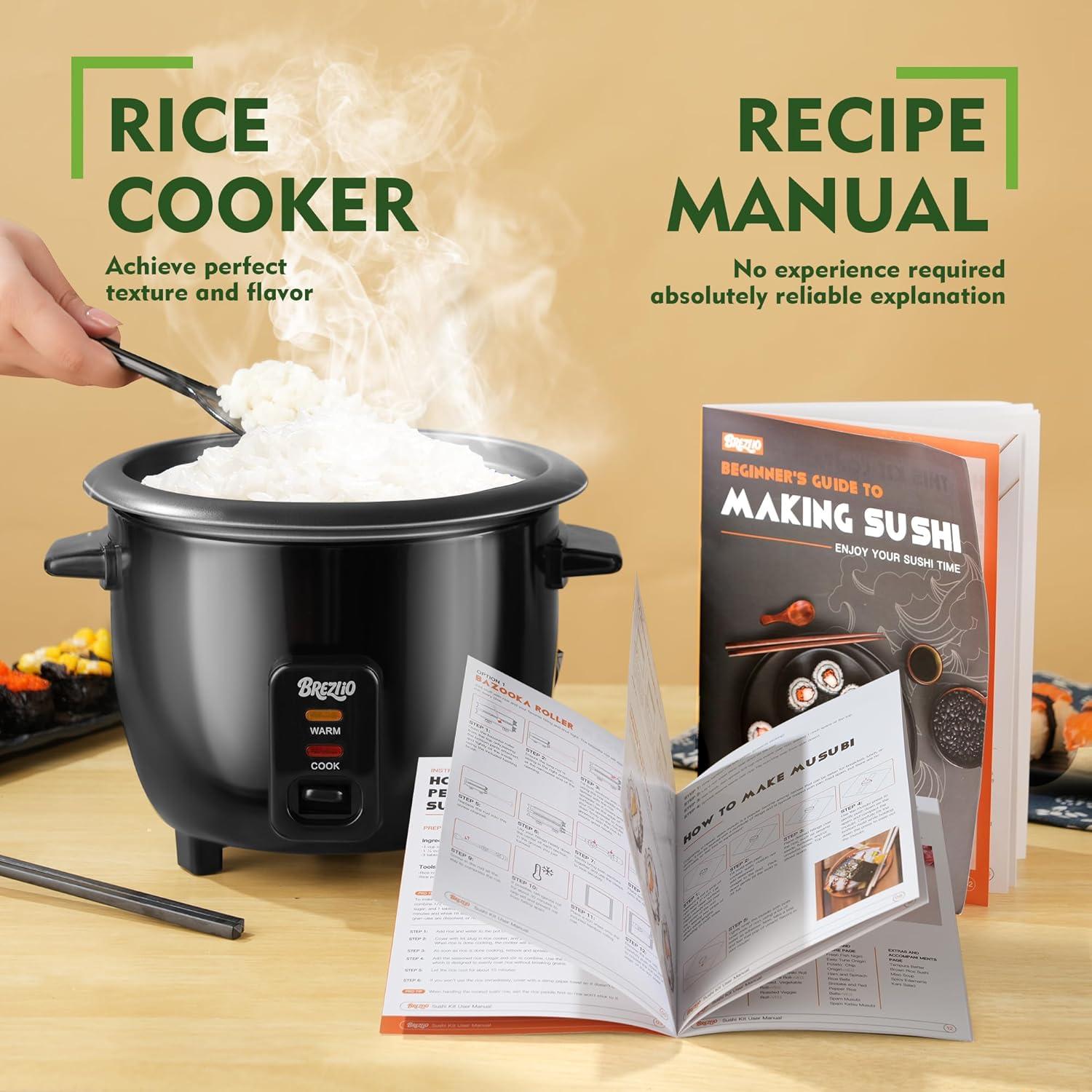 Kit Completo para Hacer Sushi 43 Piezas Brezlio Verde