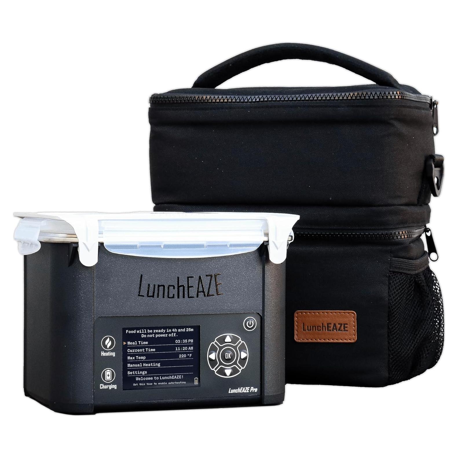 Caja Térmica Eléctrica Sin Cable LunchEAZE Pro 4 Tazas