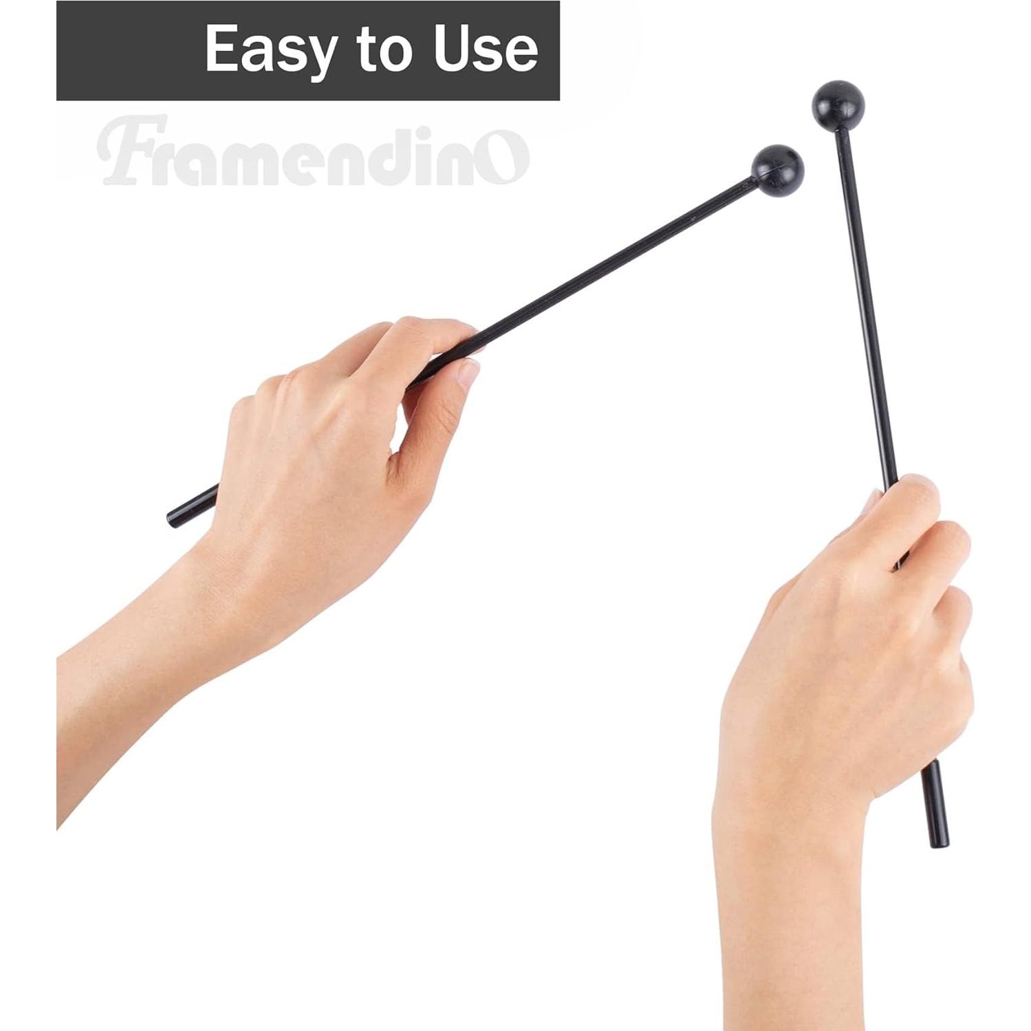 Martillos de Plástico para Percusión Framendino 10 Piezas 28 cm