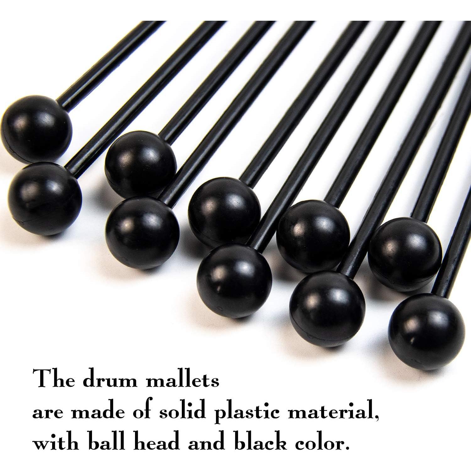 Martillos de Plástico para Percusión Framendino 10 Piezas 28 cm