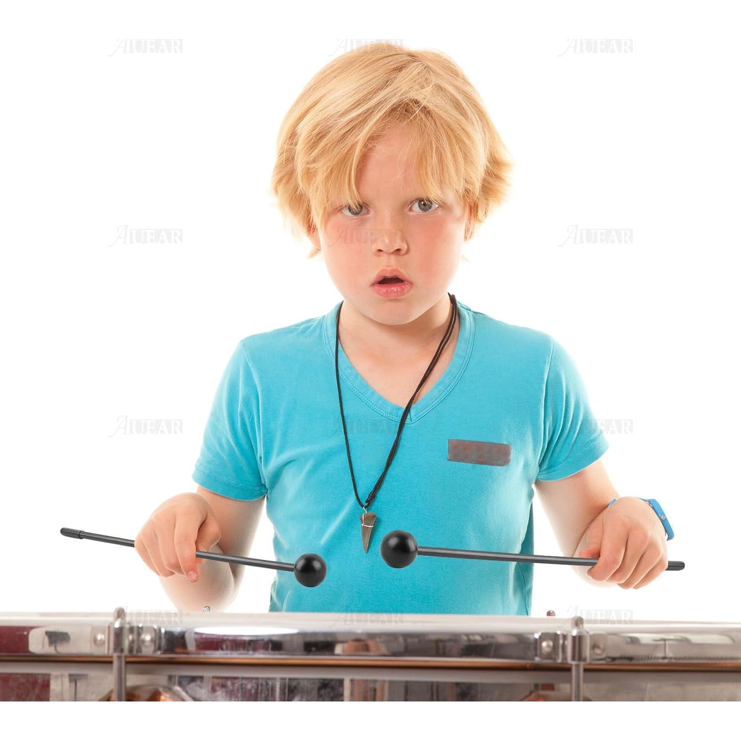 Paquete de 10 Martillos de Plástico AUEAR para Percusión 27.3 cm