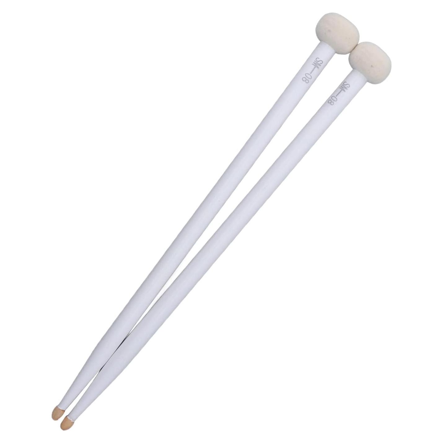 Mazos de tambor VBESTLIFE 2 piezas con mango de arce antideslizante