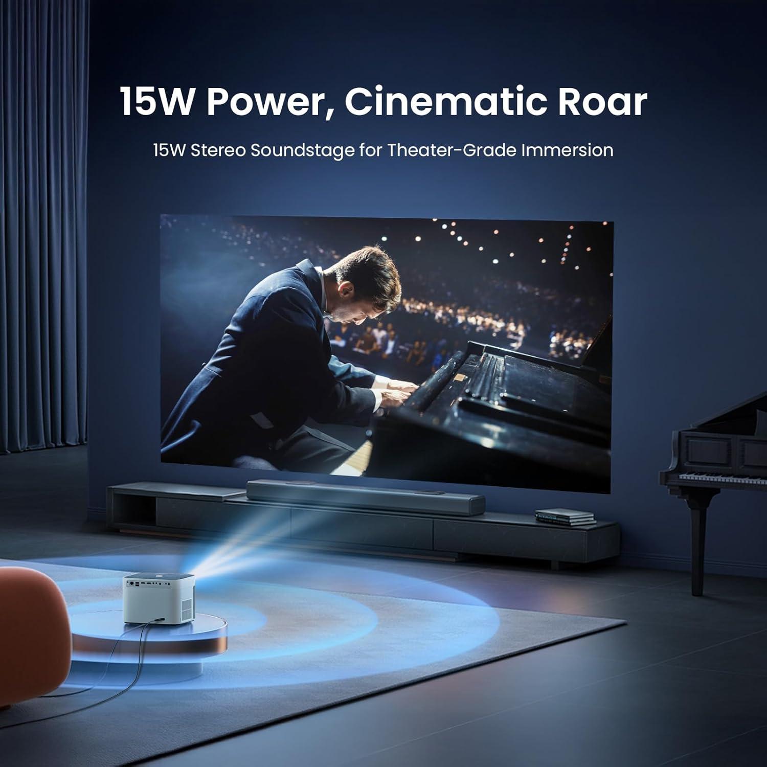 Proyector inteligente Yaber U11 4K con WiFi y Bluetooth