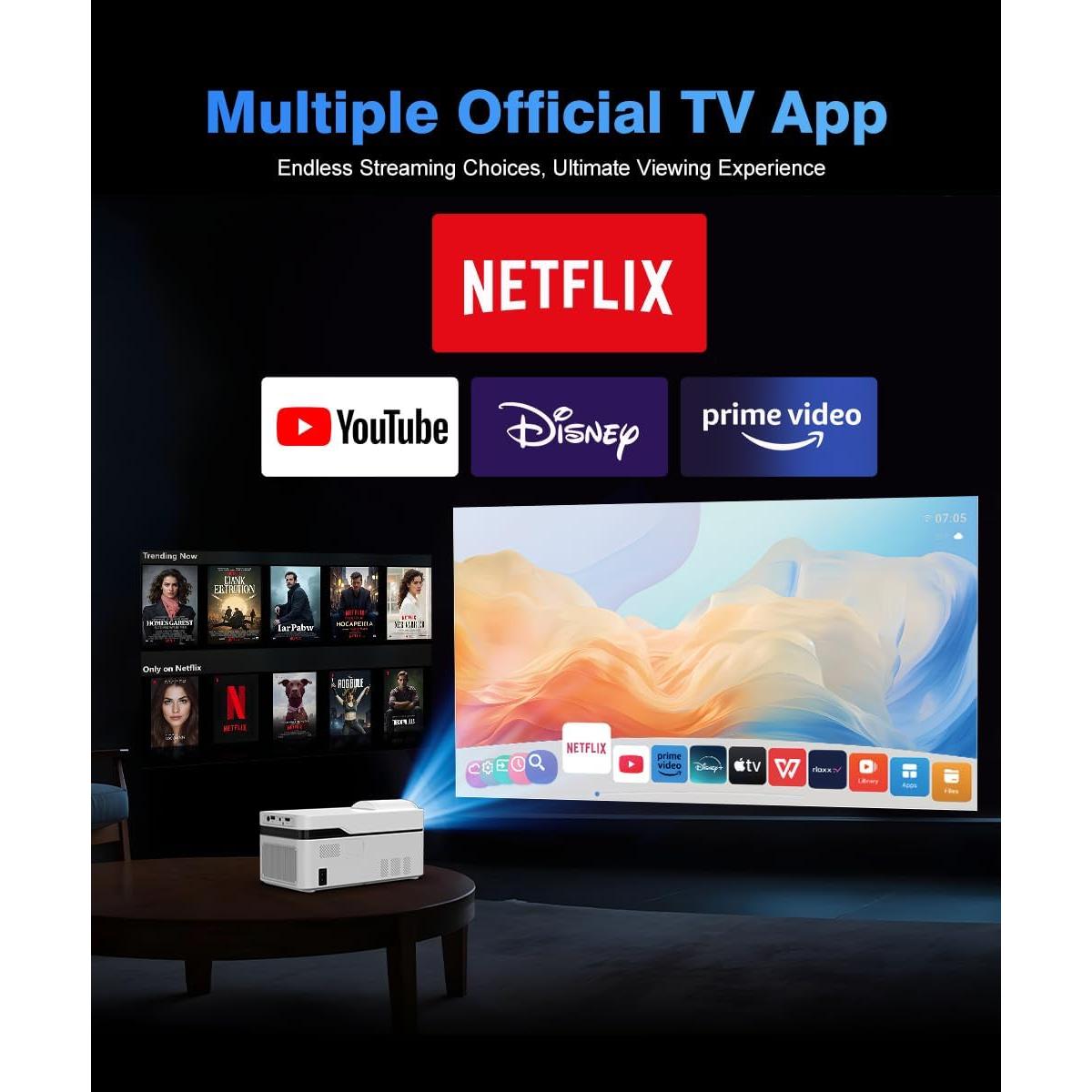 Proyector Inteligente Magcubic HY450NTV 4K Ultra Corto 700 ANSI