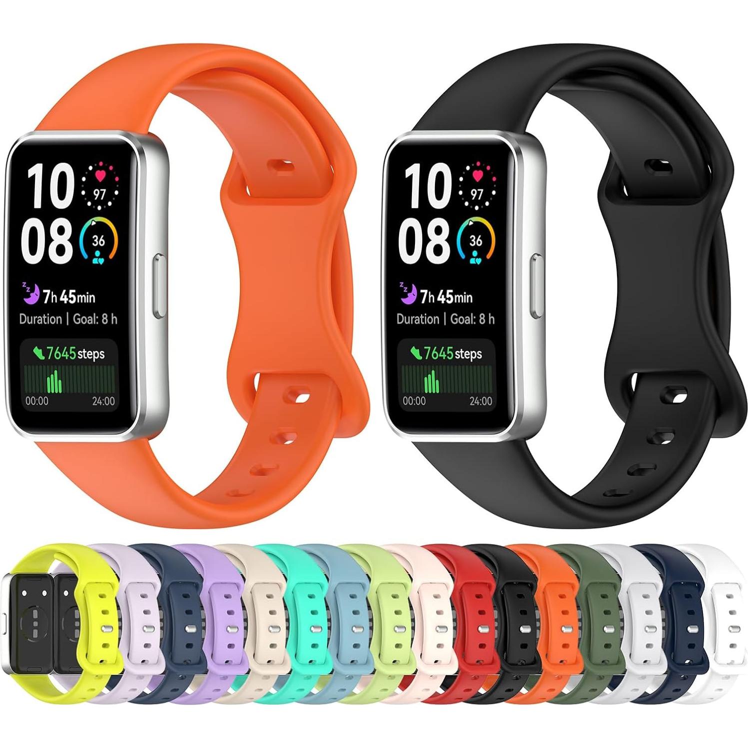 Correa de Silicona Disscool para Huawei Band 10/9/8 NFC - Ajustable