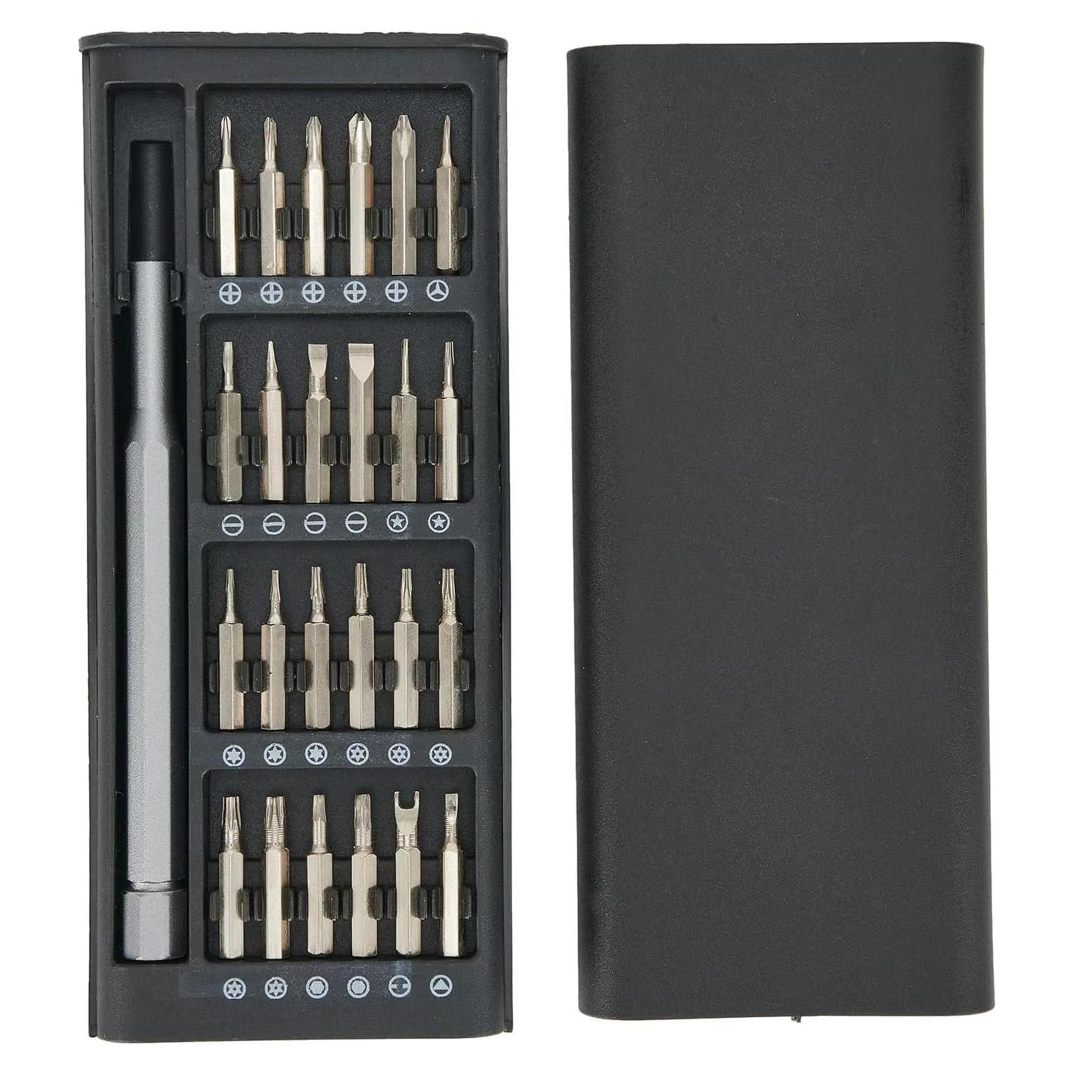 Juego de Destornilladores de Precisión Genérico 24 en 1 Ergonómico