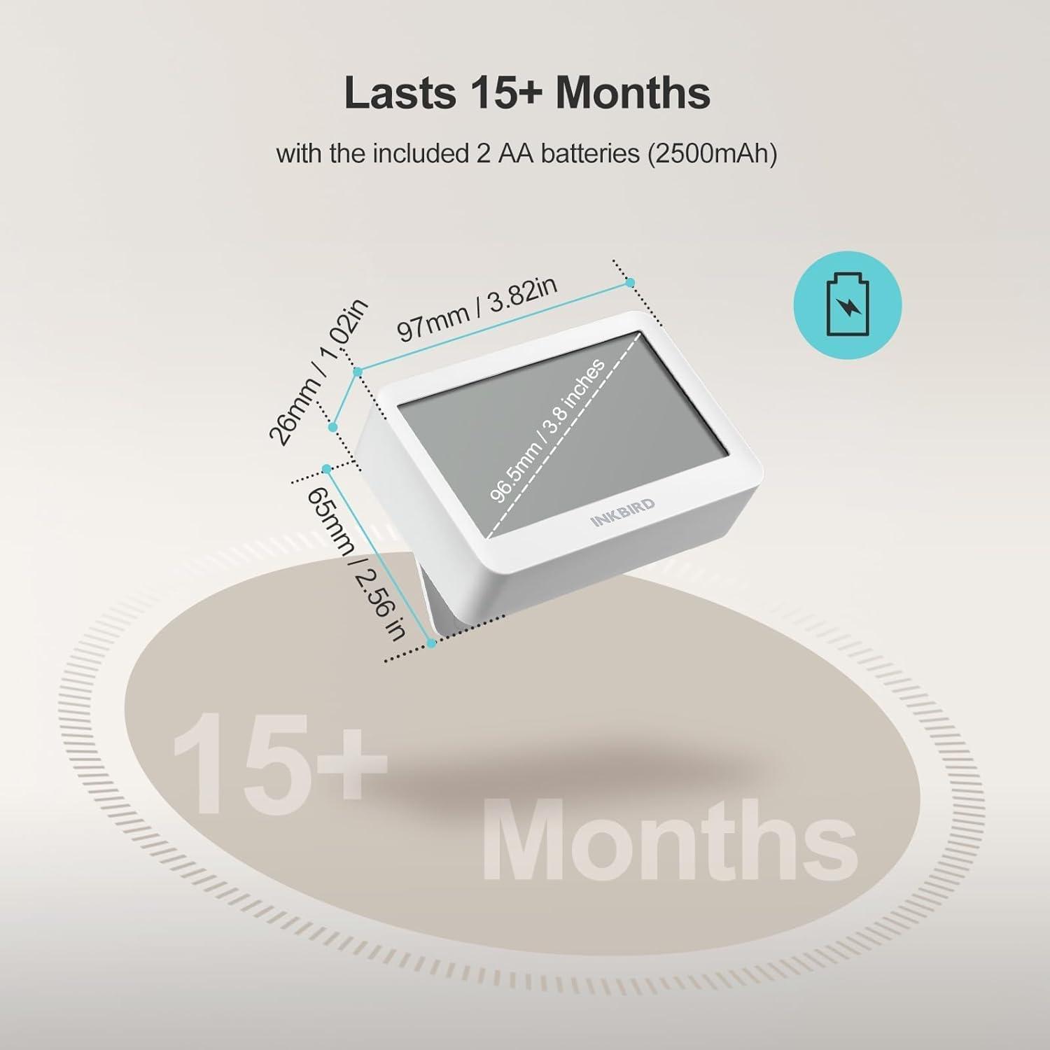 Termómetro Higrómetro Inkbird ITH-21-B Bluetooth con Pantalla Grande