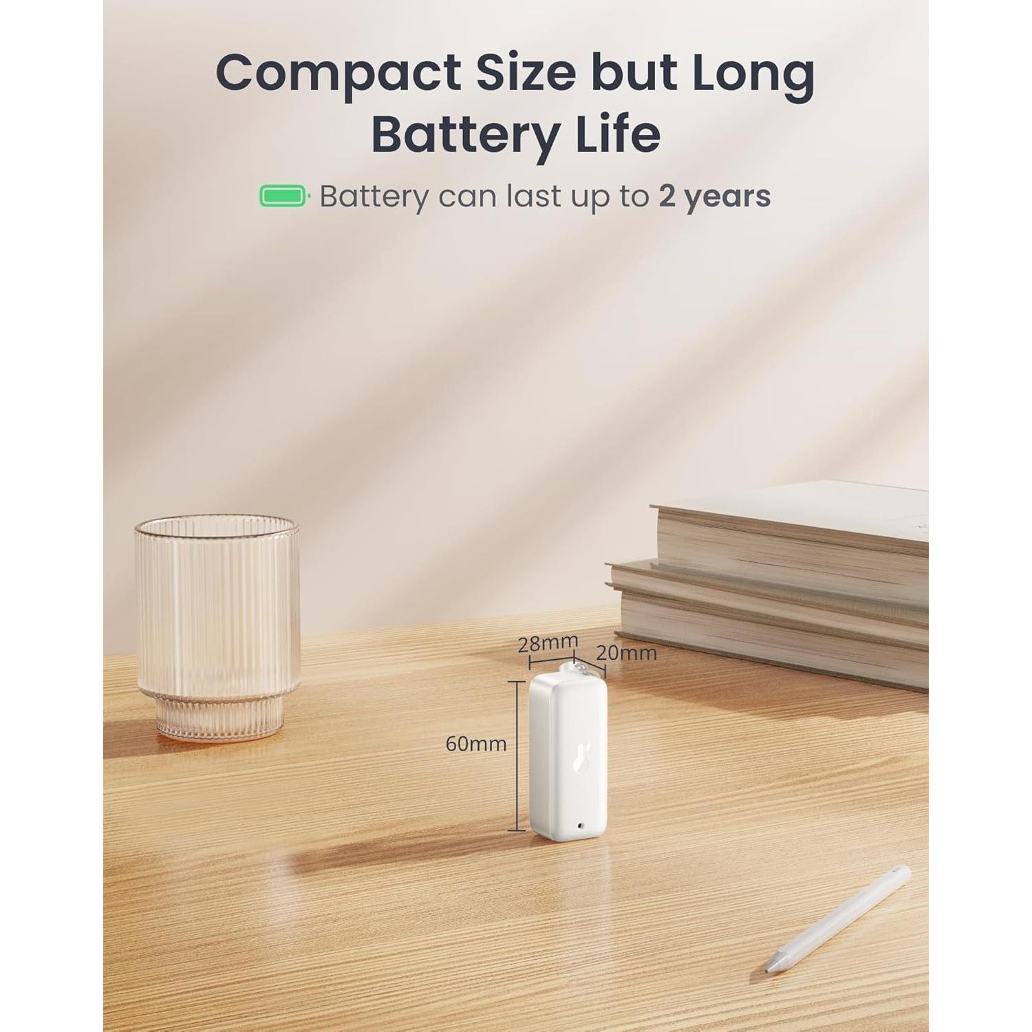 Termómetro Higrómetro Bluetooth SwitchBot IP65 3 Sensores