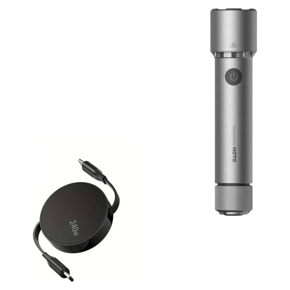 Cable Retráctil USB Tipo-C BoxWave PD 240W - Negro