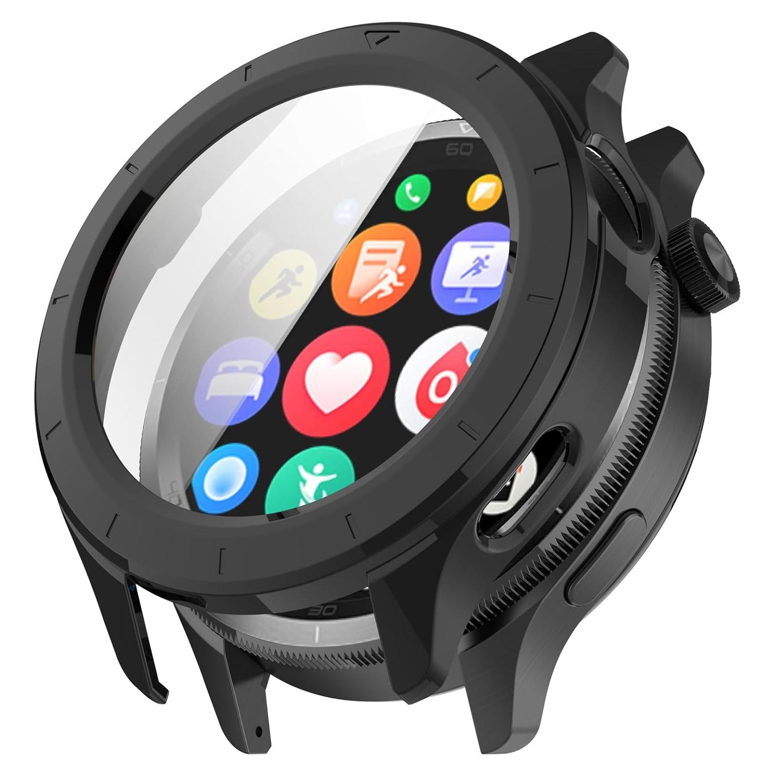 Funda Disscool para Xiaomi Watch S4 con protector de pantalla