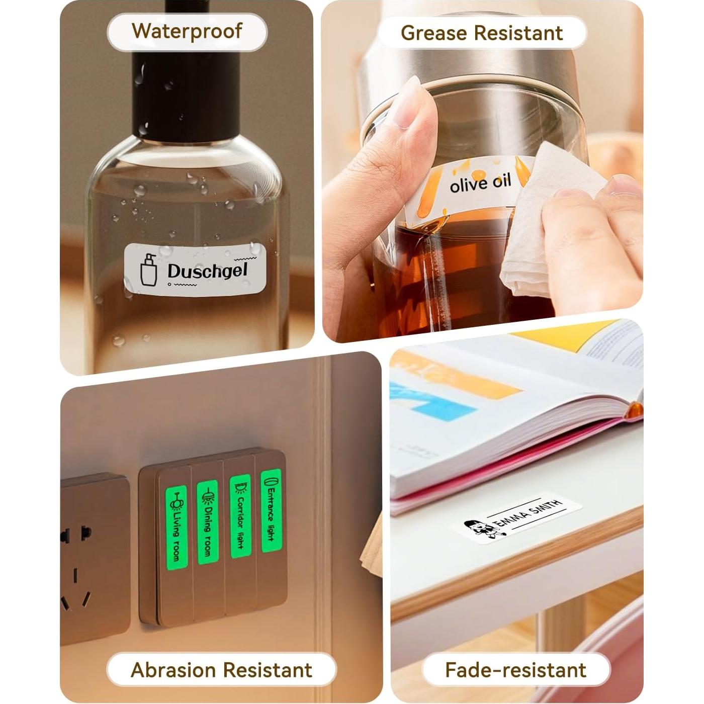 Máquina de Etiquetas NIIMBOT D110M con 3 Rollos 1.4x6 cm