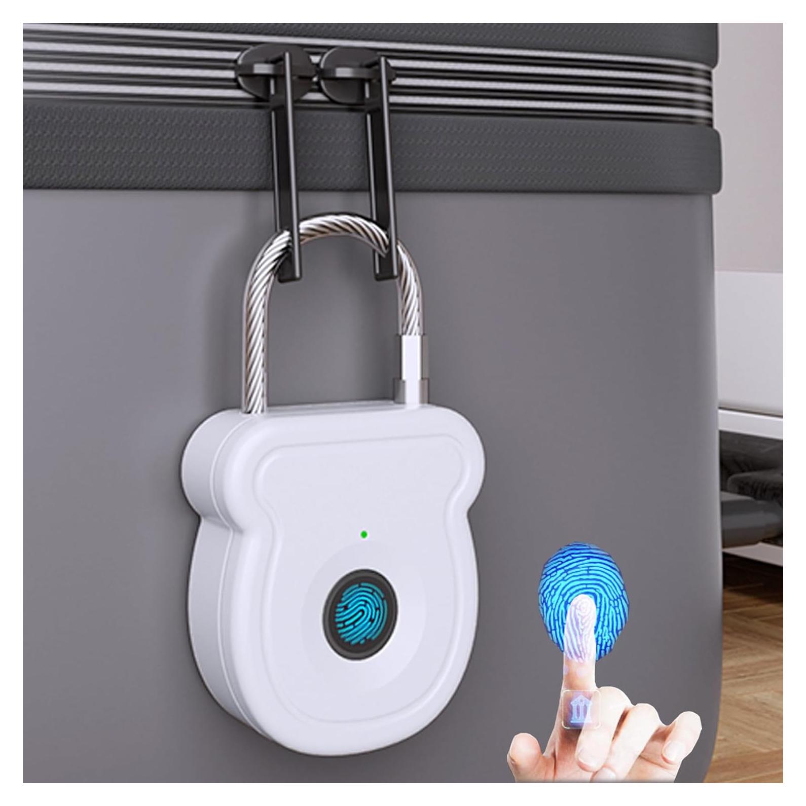 Candado Biométrico de Huella Dactilar Bstsilver para Gimnasio