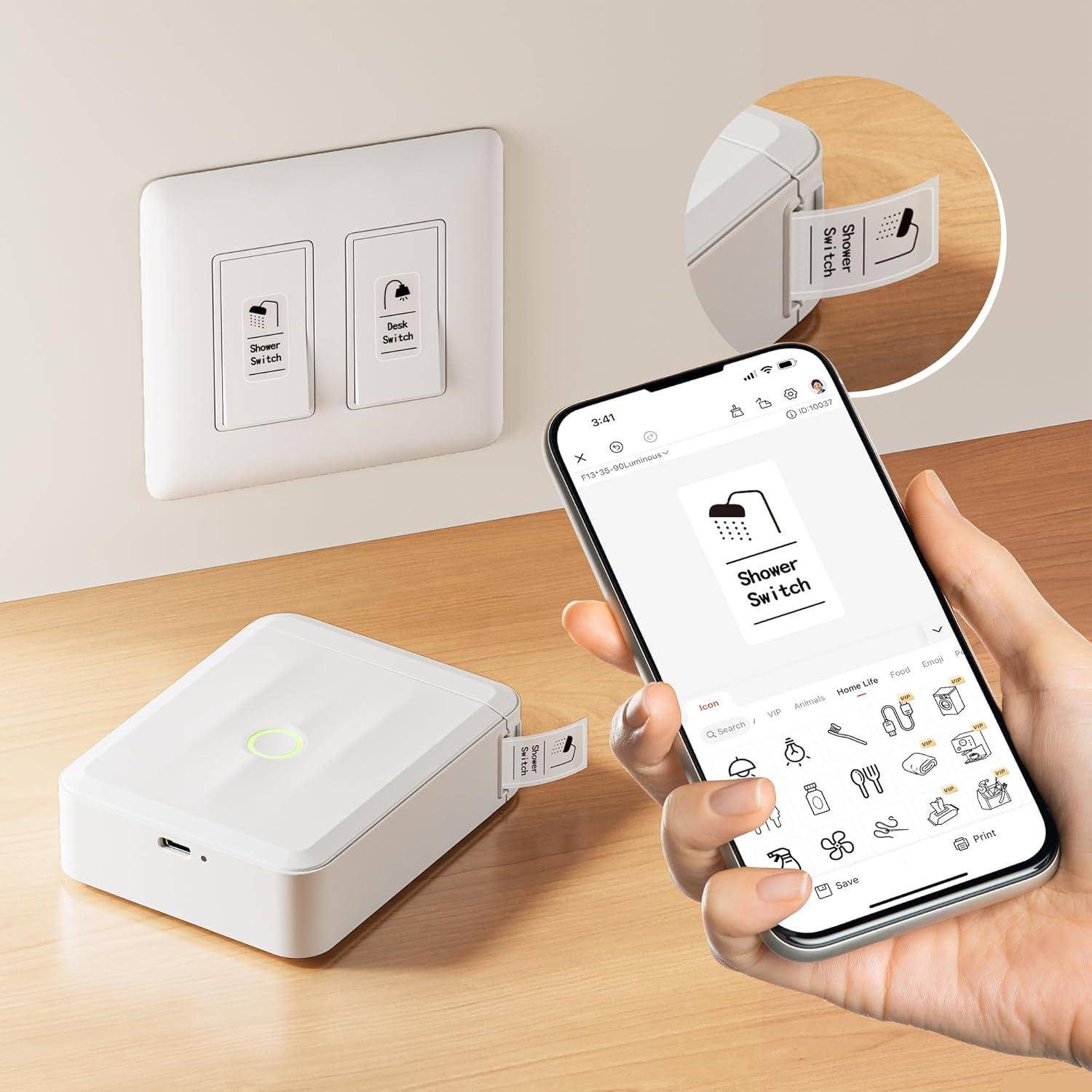 Cinta de Etiquetas Térmicas NIIMBOT 3 Rollos para Interruptor D