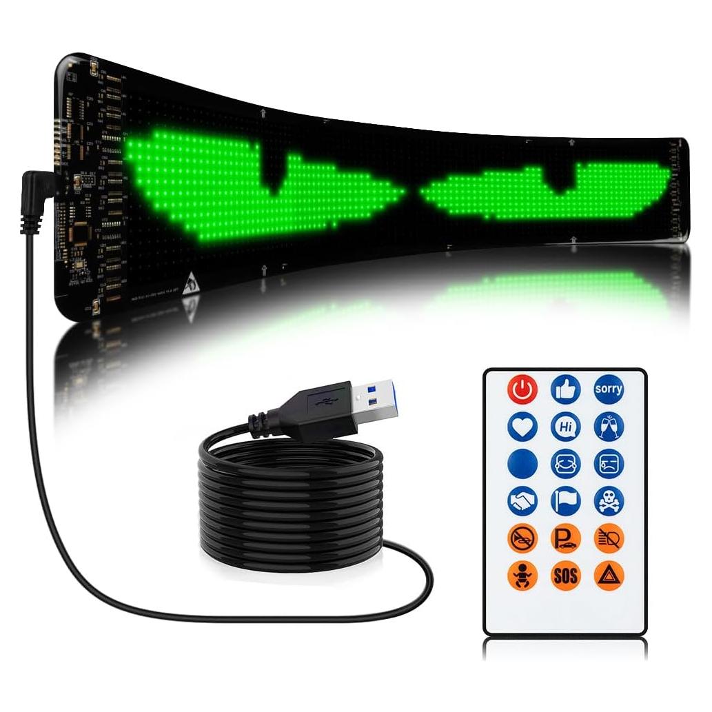 Panel LED Dinámico Gelrova 60x12 cm USB Control Remoto
