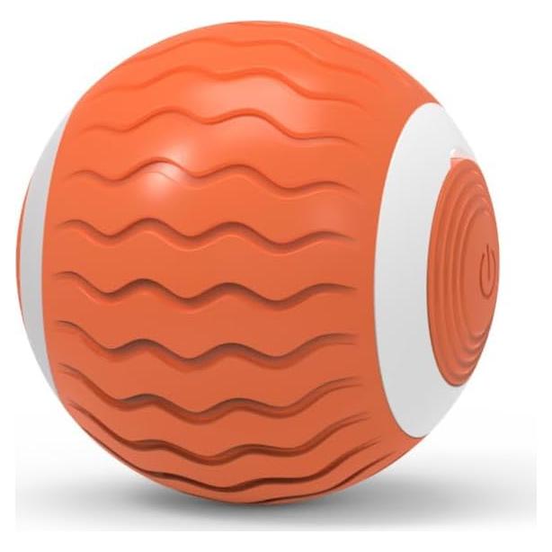 Bola Interactiva para Gatos Yige Naranja LED Recargable
