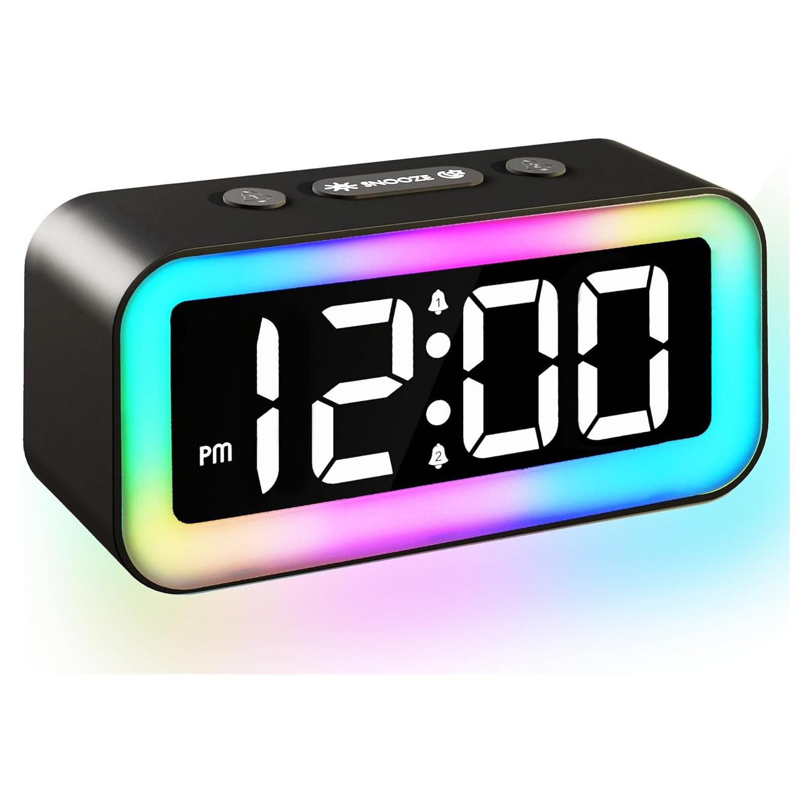 Reloj Despertador Digital JALL GA-2 LED con Alarma Dual y Carga USB