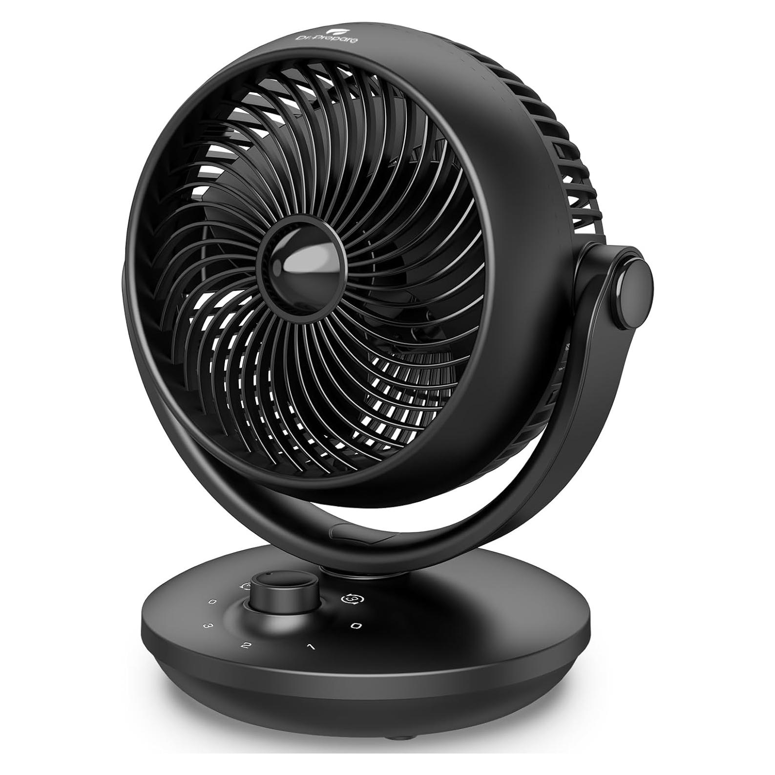 Ventilador Circulador de Aire DR.PREPARE 3 Velocidades 28 dB