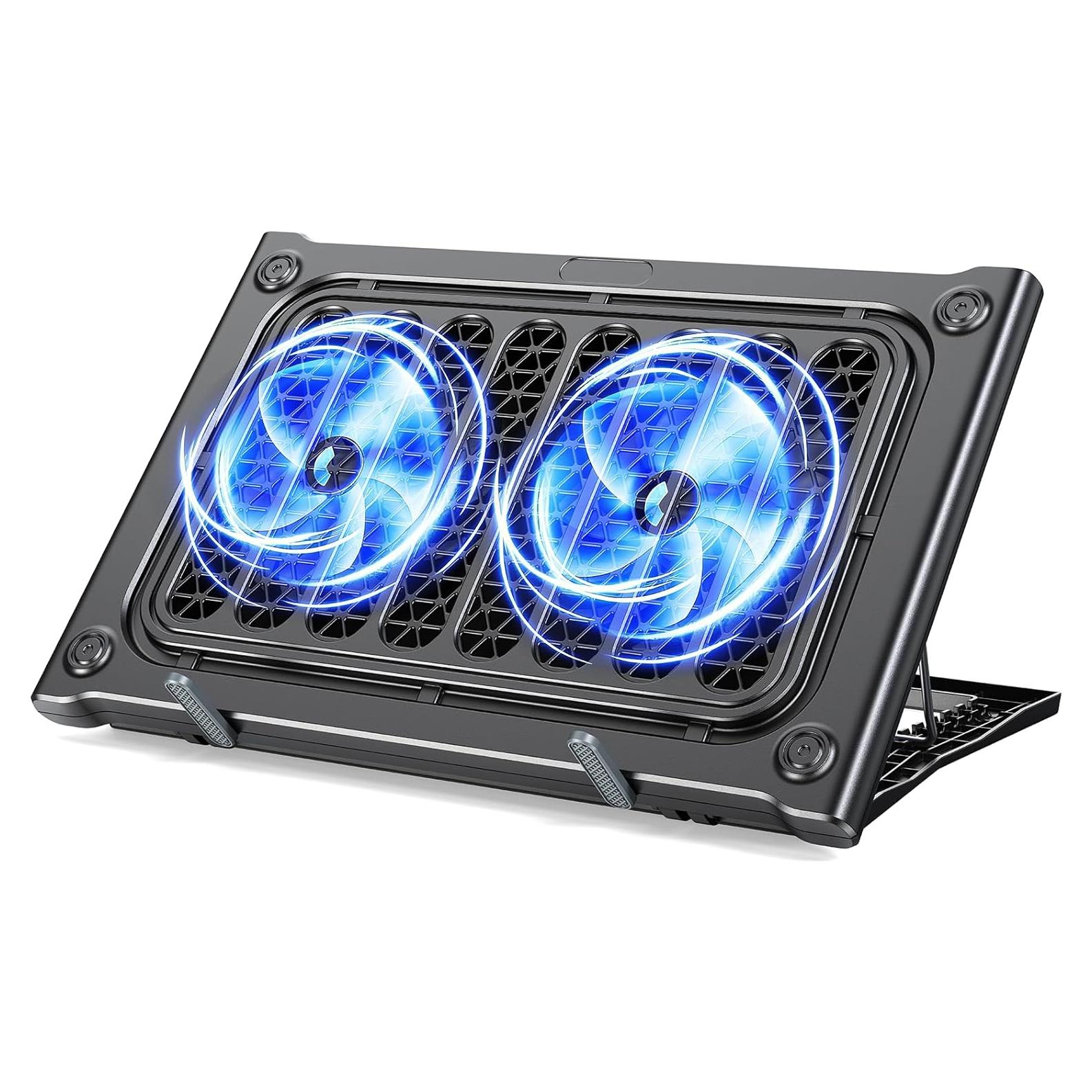 Soporte de Enfriamiento para Laptop MOKURU C400 Negro 6 Niveles