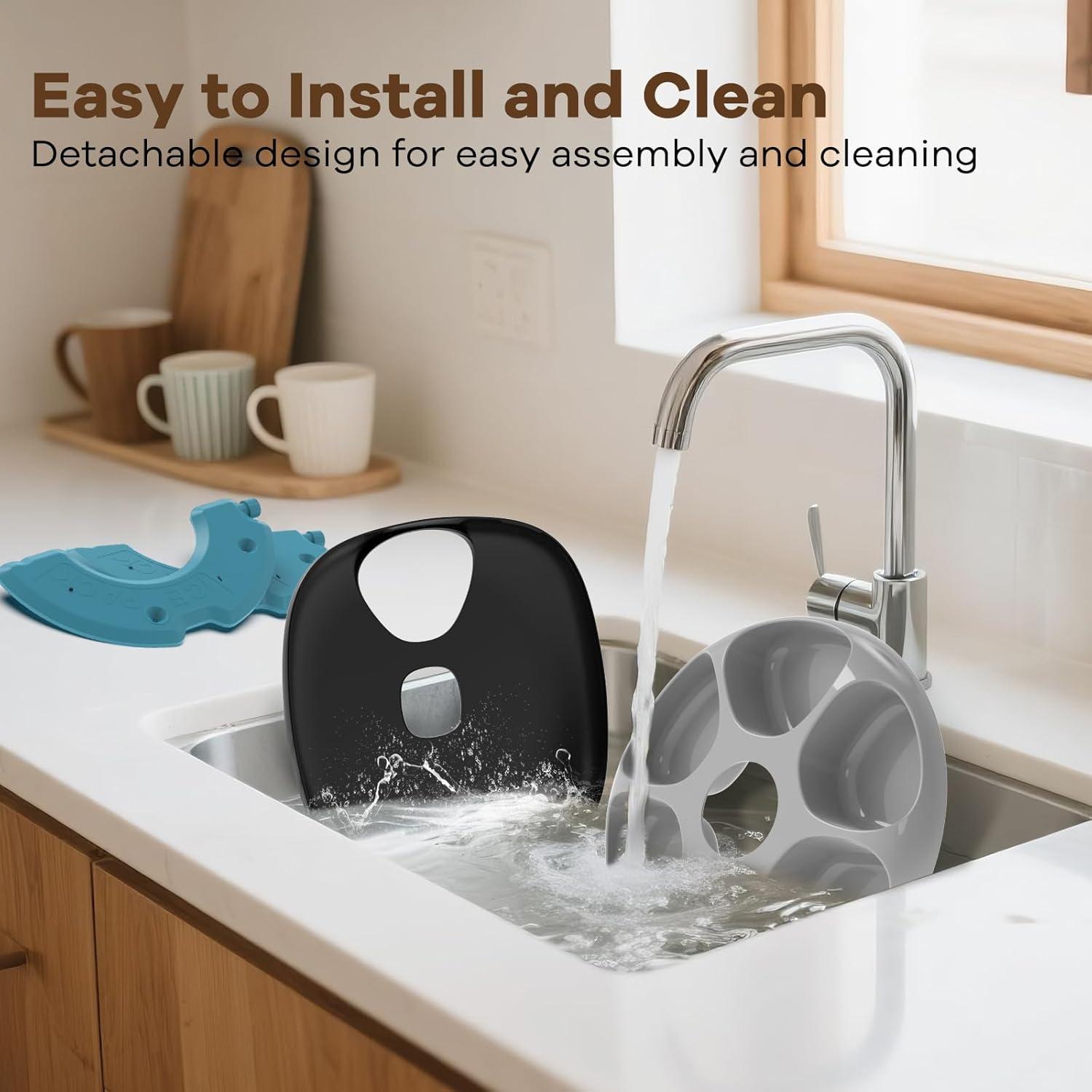 Dispensador Automático de Comida para Gatos Sharper Image Negro