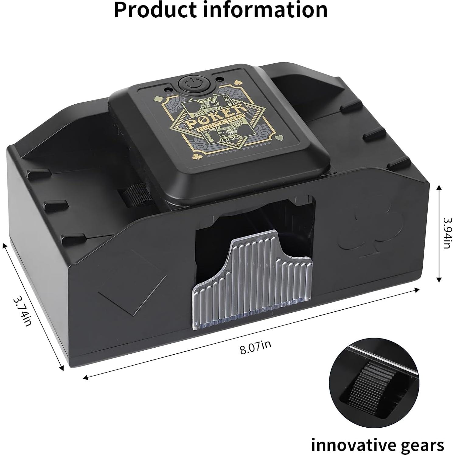 Barajador de Cartas Automático YXYFDC Recargable Bajo Ruido
