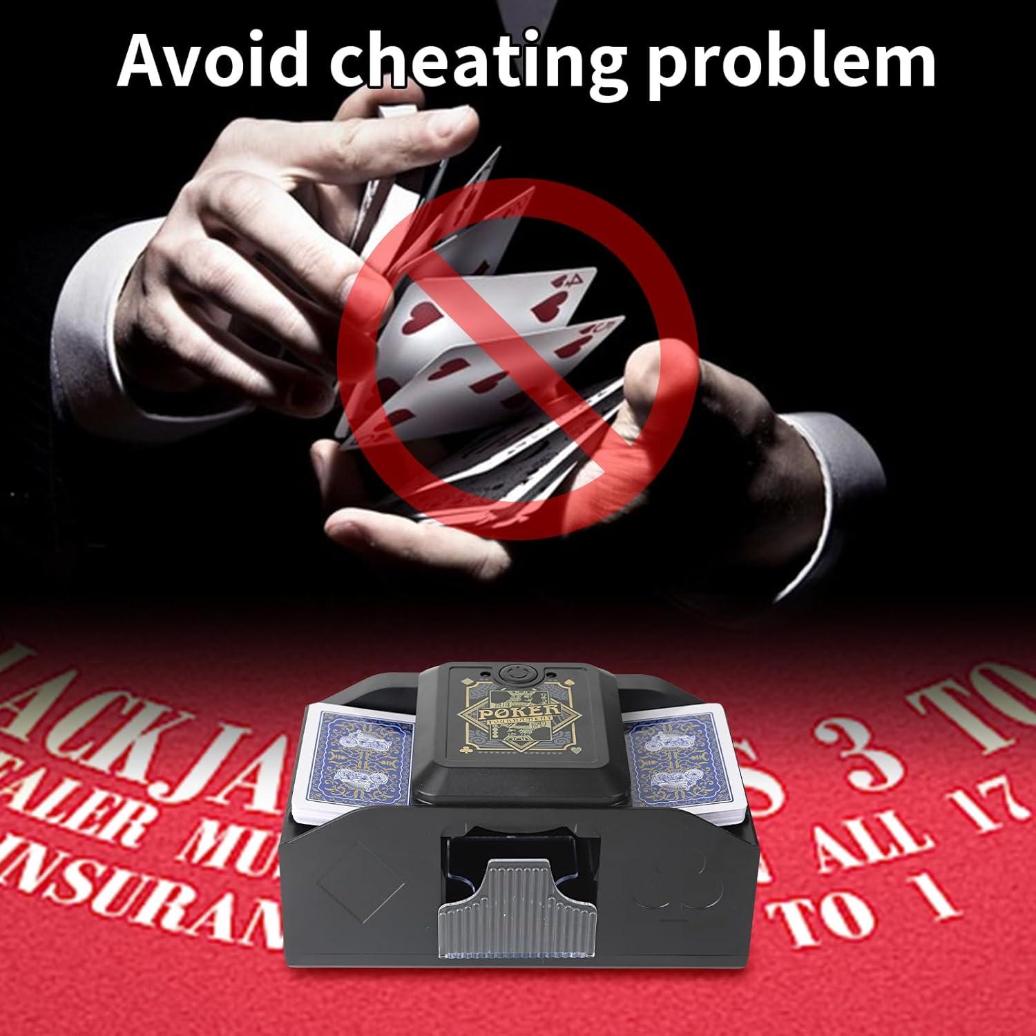 Barajador de Cartas Automático YXYFDC Recargable Bajo Ruido