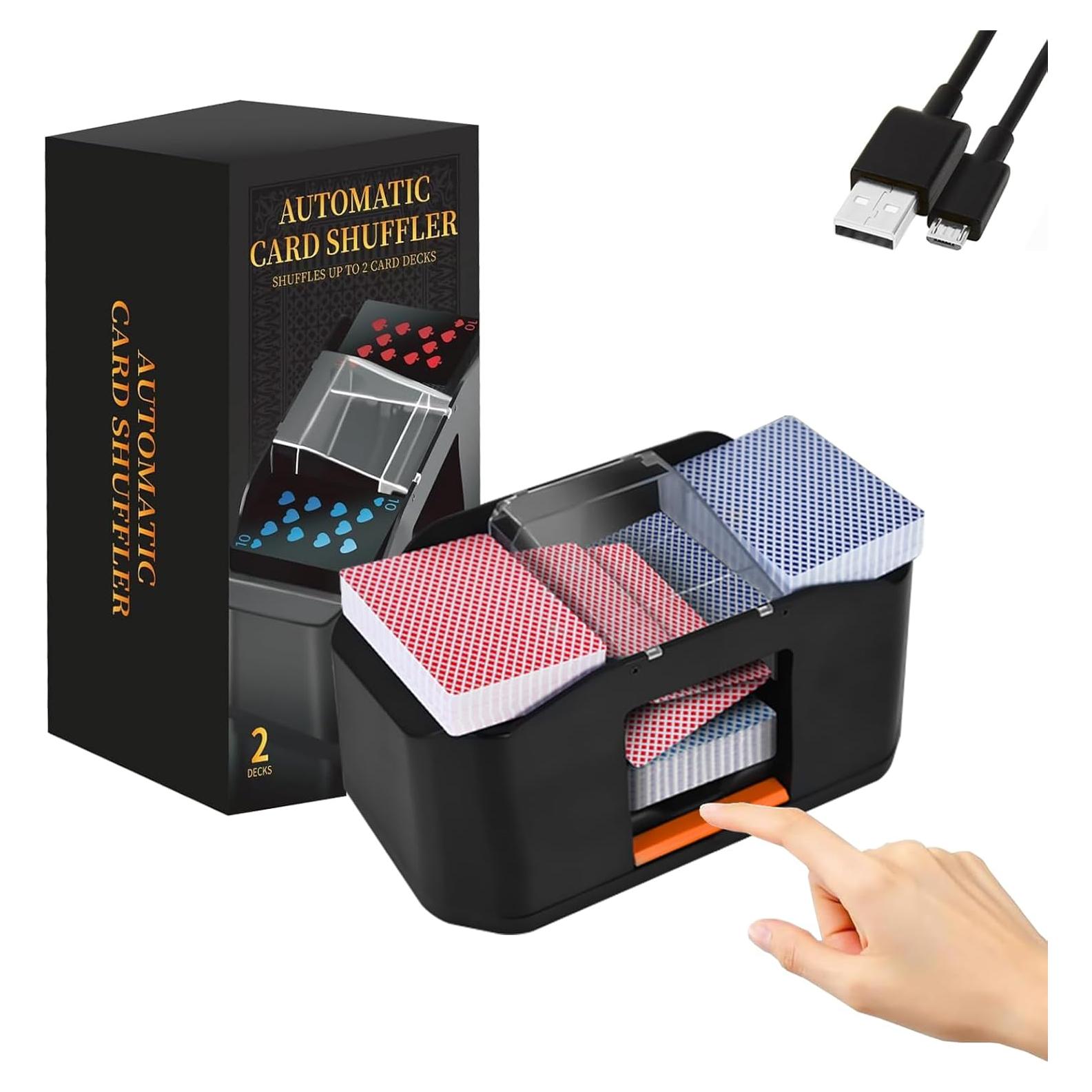Barajador Automático de Cartas MJYP wy630, Recargable 2000 mAh