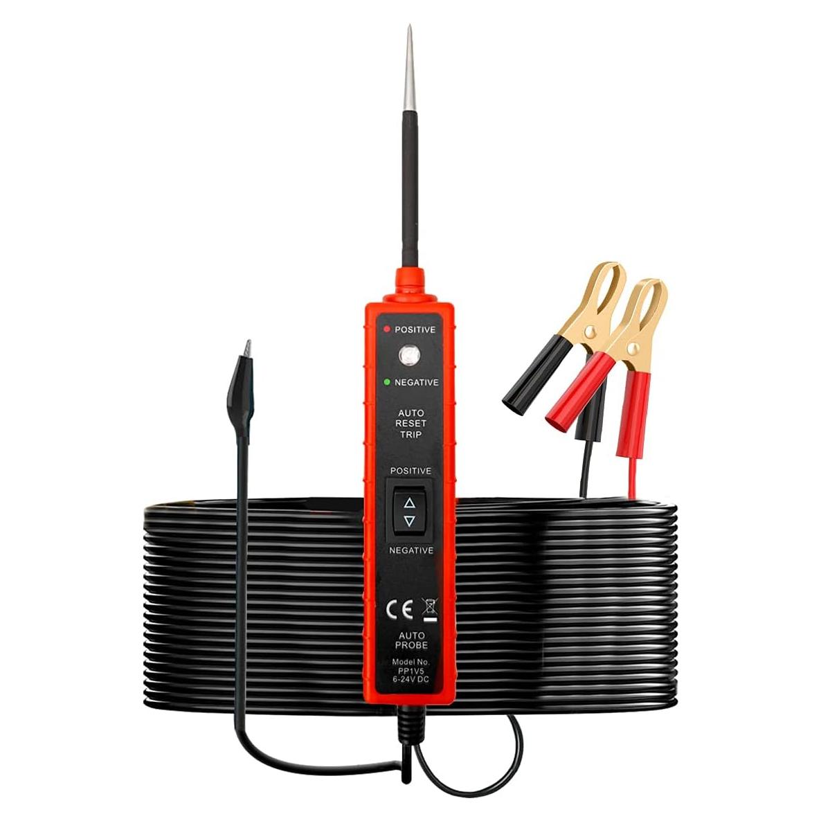 Probador de Circuito Automotriz CMTOOL AY-29 6V-24V con Cable 4M