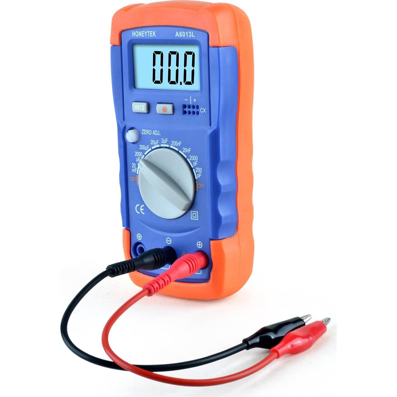 Medidor de Capacitancia Honeytek A6013L Multímetro Digital