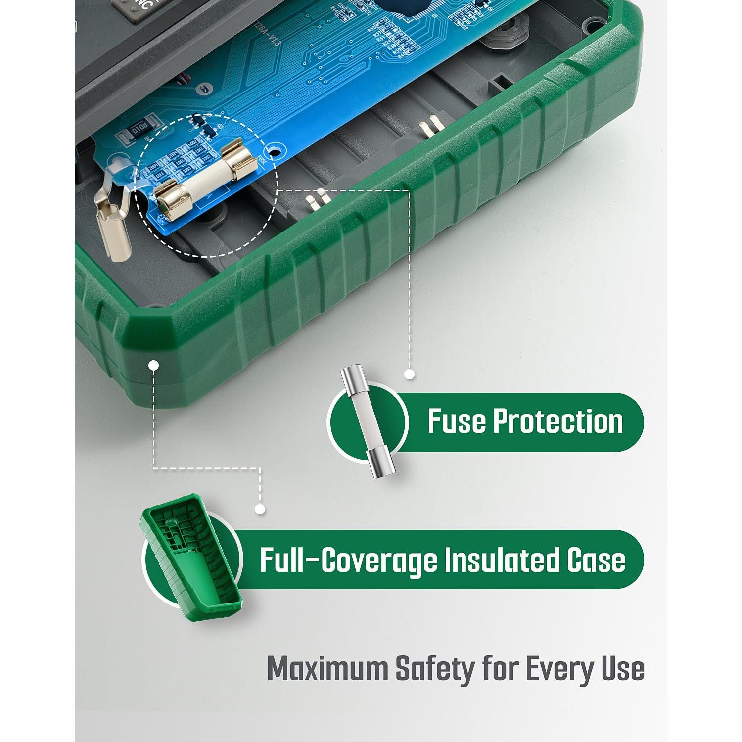 Multímetro Digital TSM-599 Inteligente TRMS 6000 Cuentas