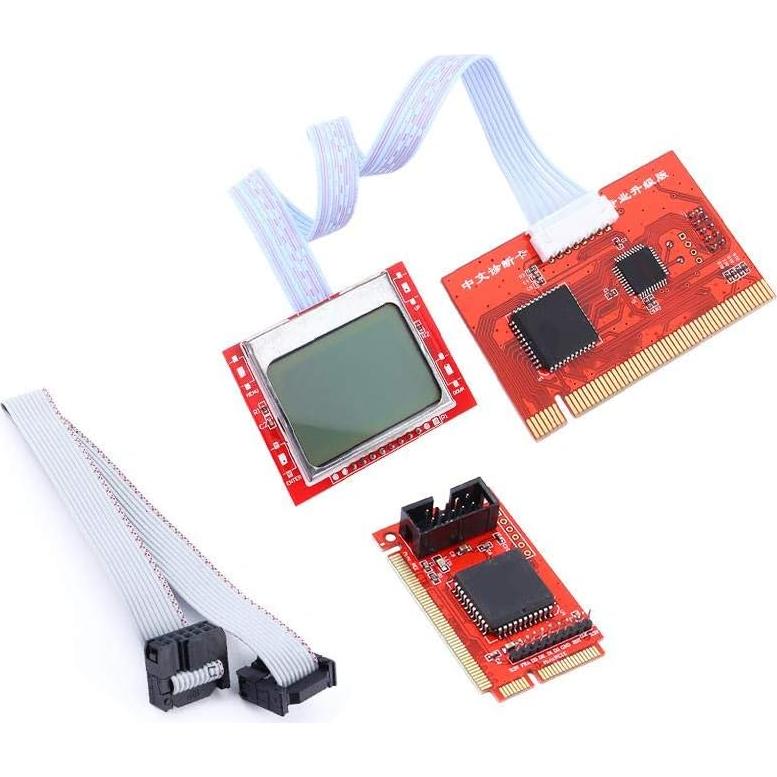 Tester Diagnóstico POST LCD POCREATION PTI8 para PC y Laptop