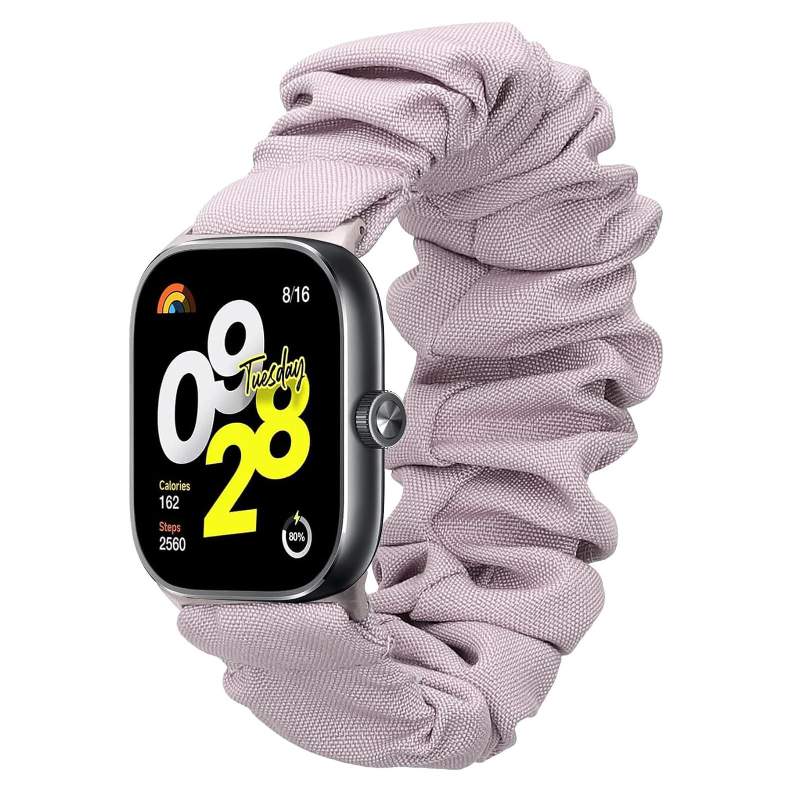 Correa de Reloj Scrunchie KWmobile Lavanda para Xiaomi Redmi Watch 4 / Band 8 Pro / Band 9 Pro - 14-19 cm