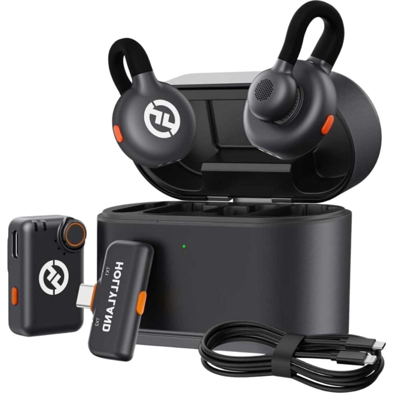 Micrófono Inalámbrico Hollyland Lark M2S Combo con Estuche Maxell