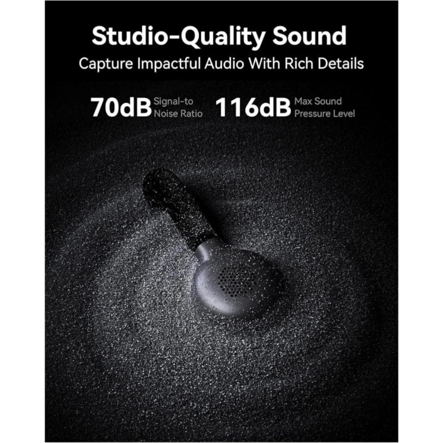 Micrófono Inalámbrico Hollyland Lark M2S Combo con Estuche Maxell