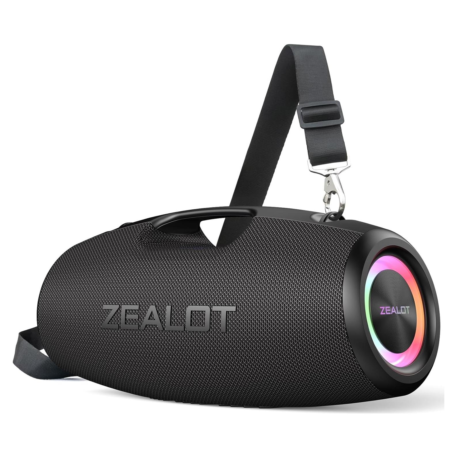 Altavoz Bluetooth ZEALOT S78 120W Impermeable IP67 con LED