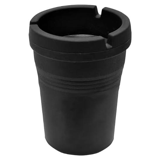 Cenicero de Auto Sin Humo Genérico Negro 8.29x6.37 cm