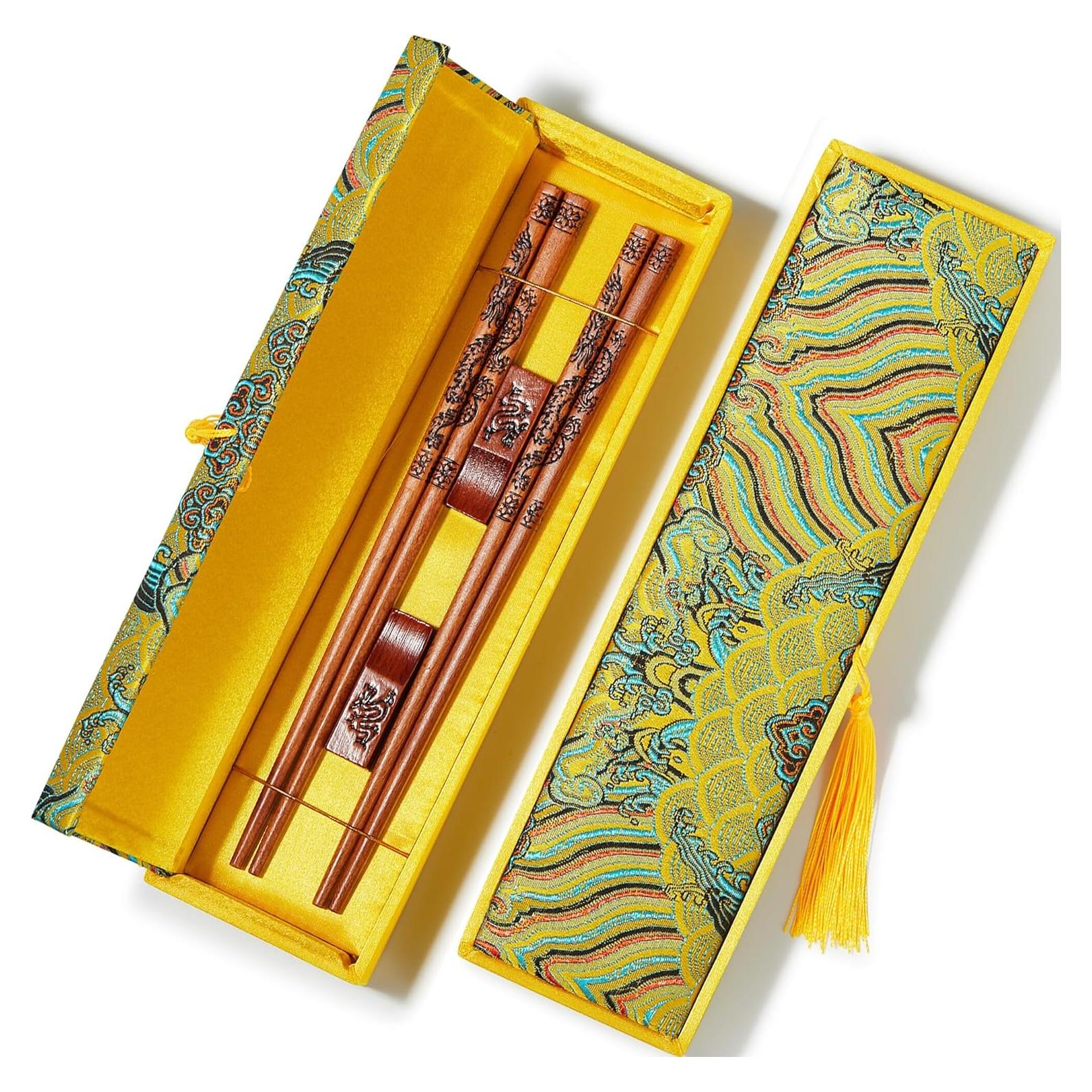 Palillos Reutilizables MUMSUNG Dragón 23.5 cm - Juego de 2 Pares