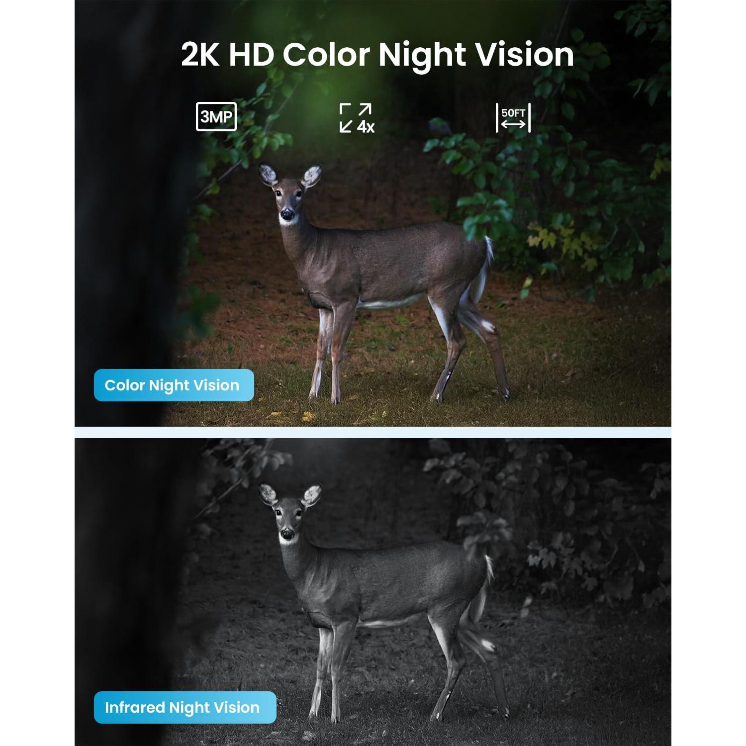 Cámara de Seguridad Celular 4G LTE ieGeek con Energía Solar 2K
