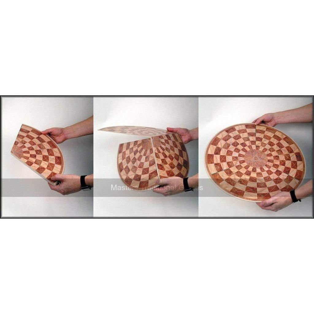 Ajedrez para 3 Personas - Tablero Redondo 48 Piezas PVC