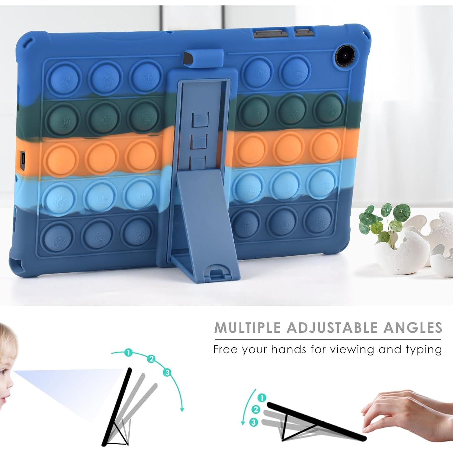 Funda de Silicona DETUOSI para Samsung Galaxy Tab A9 Plus 11" 2023