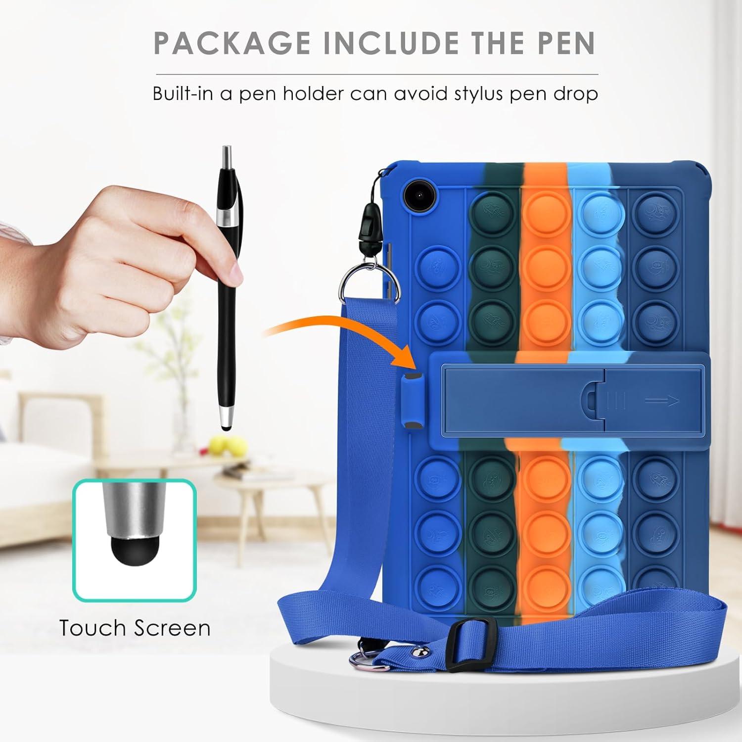 Funda de Silicona DETUOSI para Samsung Galaxy Tab A9 Plus 11" 2023