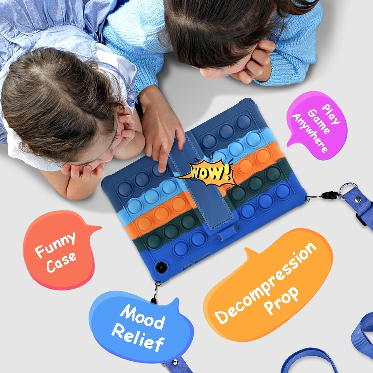 Funda de Silicona DETUOSI para Samsung Galaxy Tab A9 Plus 11" 2023