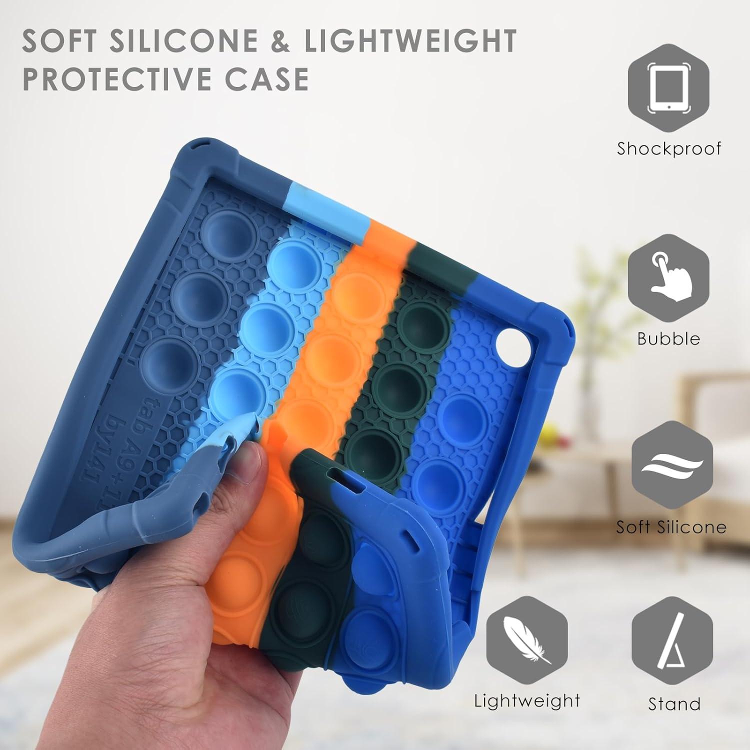 Funda de Silicona DETUOSI para Samsung Galaxy Tab A9 Plus 11" 2023