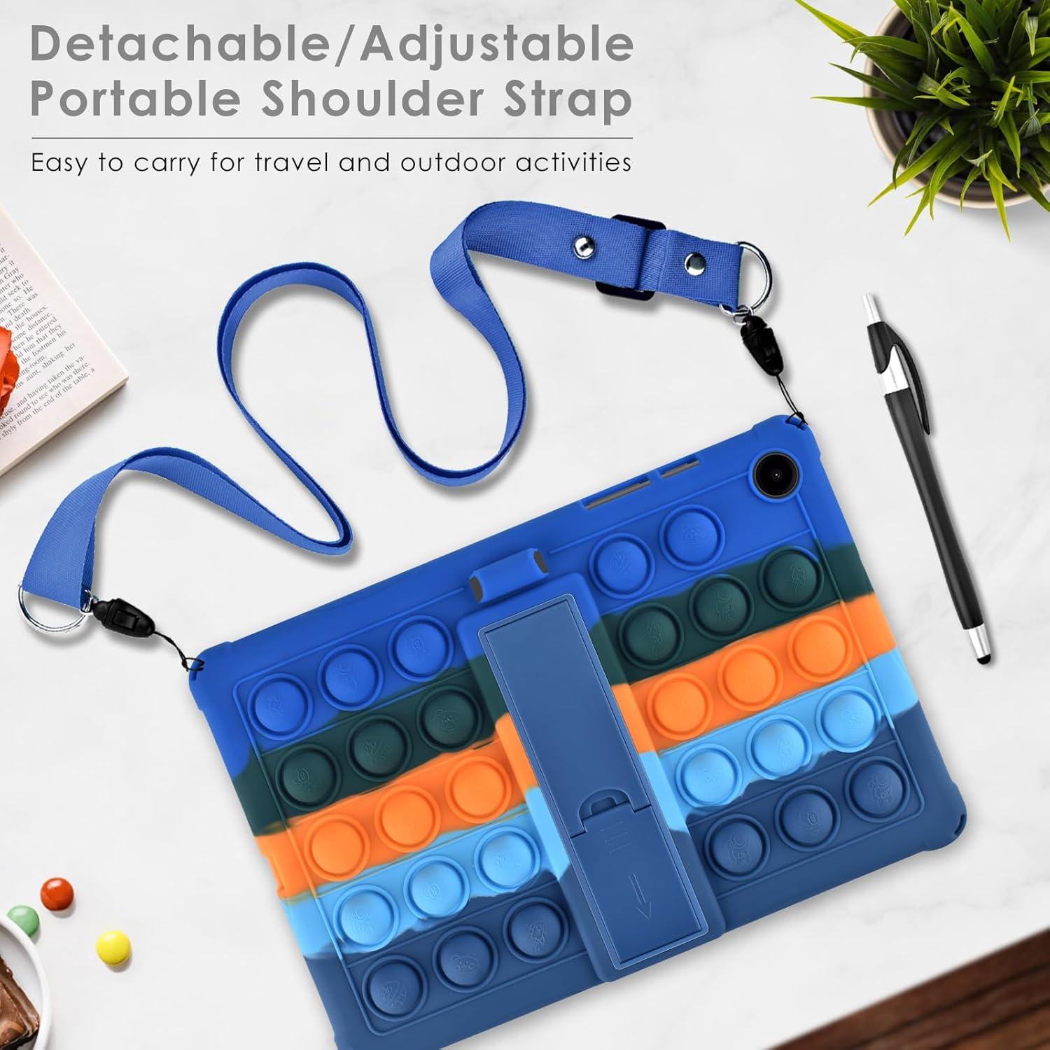 Funda de Silicona DETUOSI para Samsung Galaxy Tab A9 Plus 11" 2023